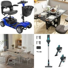 Pallet - 7 Pcs - Unsorted, Dining Room & Kitchen, Canes, Walkers, Wheelchairs & Mobility, Bedroom - Customer Returns - 1inchome, WOODYHOME, GIKPAL, INSE