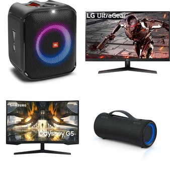 Pallet – 30 Pcs – Speakers, Vacuums, Monitors, Portable Speakers – Customer Returns – onn., Tineco, Samsung, Onn