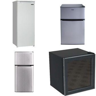 Pallet – 8 Pcs – Refrigerators, Bar Refrigerators & Water Coolers, Freezers – Customer Returns – Galanz, Arctic King, Frigidaire, Avanti