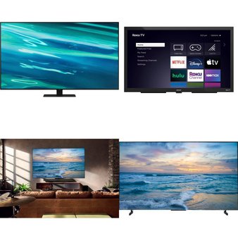 Flash Sale! 6 Pcs – LED/LCD TVs (48″ – 85″) – Refurbished (GRADE A, GRADE B) – LG, Samsung, SHARP, Element Electronics