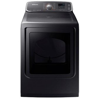 Lowes – Pallet – Samsung DVE52M7750V 7.4 Cu. Ft. Electric Dryer With Steam In Black Stainless Steel, Energy Star – New Damaged Box (Scratch & Dent)