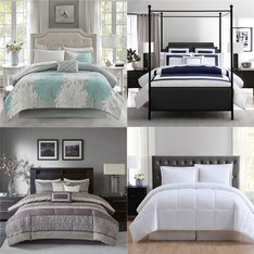 Pallet - 17 Pcs - Comforters and Duvets - Mixed Conditions - Private Label Home Goods, ienjoy Home, Truly Soft Everyday, Beautyrest