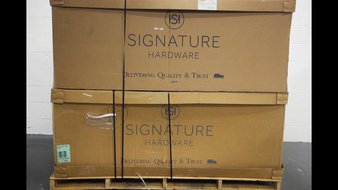 Pallet – 2 Pcs – Hardware, Bedroom – Open Box Like New – Signature Hardware