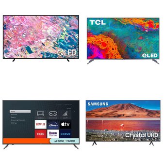 Half a Truckload – 12 Pallets – 131 Pcs – TVs – Tested Not Working (Cracked Display) – onn., TCL, RCA, HISENSE
