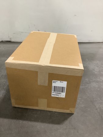 1 Parcel Box – 35 Pcs – Jeans, Pants & Shorts, T-Shirts, Polos, Sweaters – Untested Customer Returns – Columbia, Under Armour, The North Face, Wrangler – Outdoor Retailer