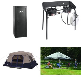 Pallet – 9 Pcs – Camping & Hiking, Safes – Customer Returns – Ozark Trail, Mossy Oak, Camp Chef