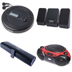 Pallet - 125 Pcs - Accessories, Speakers, Boombox - Customer Returns - onn., Onn, One For All