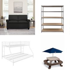 Flash Sale! 3 Pallets - 34 Pcs - Mixed Home Goods - Overstock - Mainstays, Bodycare, Urban Shop, Little Tikes