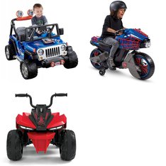 Pallet – 4 Pcs – Vehicles – Customer Returns – Huffy, Adventure Force, Power Wheels