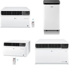 2 Pallets - 15 Pcs - Air Conditioners - Mixed Conditions - LG, Aeric, Honeywell, JHS