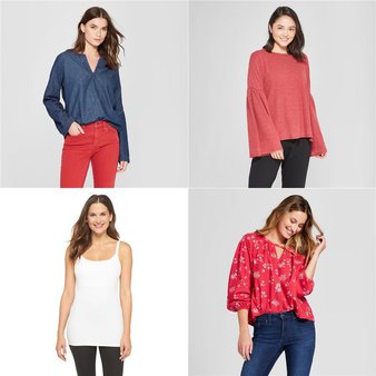 151 Pcs – Shirts & Blouses – New – Retail Ready – Universal Thread, Gilligan & O’Malley, Xhilaration