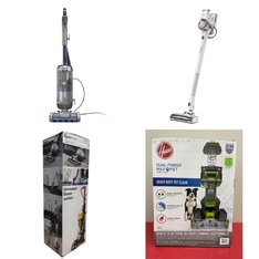 Pallet - 12 Pcs - Vacuums - Damaged / Missing Parts / Tested NOT WORKING - Hoover, Dyson, Shark, SharkNinja