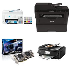 Pallet - 51 Pcs - All-In-One, Inkjet, Keyboards & Mice, Laser - Customer Returns - Pixma, HP, EPSON, Apple