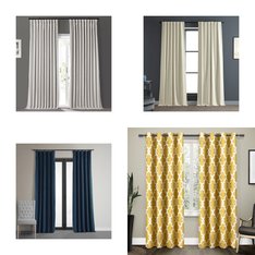 CLEARANCE! Pallet - 317 Pcs - Curtains & Window Coverings, Bath, Earrings - Mixed Conditions - Eclipse, Sun Zero, Fieldcrest, Madison Park