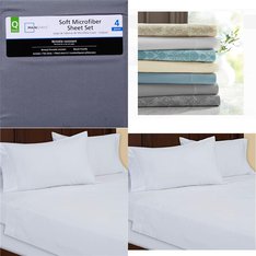 Pallet - 67 Pcs - Sheets, Pillowcases & Bed Skirts, Office Supplies, Luggage, Home Automation - Customer Returns - Mainstays, Hotel Style, Better Homes & Gardens, Pen+Gear