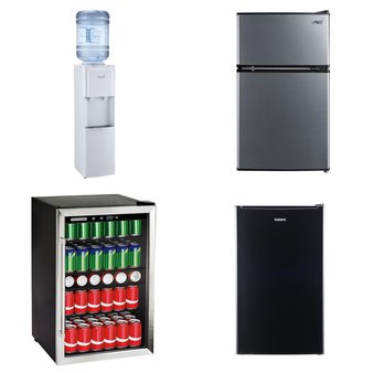 Pallet – 7 Pcs – Bar Refrigerators & Water Coolers, Refrigerators – Customer Returns – Primo Water, Primo, Arctic King, Galanz