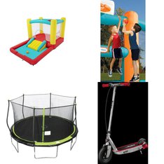 Pallet – 15 Pcs – Powered, Outdoor Play, Game Room, Trampolines – Customer Returns – Razor, MD Sports, Bounce Pro, Play Day