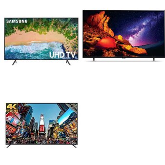 4 Pcs – LED/LCD TVs (58″ – 65″) – Refurbished (GRADE A, GRADE B) – Samsung, Philips, RCA
