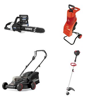 Pallet – 15 Pcs – Trimmers & Edgers, Other, Unsorted, Mowers – Customer Returns – Hyper Tough, Ozark Trail, Hart, Sun Joe