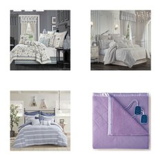 6 Pallets – 621 Pcs – Lighting & Light Fixtures, Curtains & Window Coverings, Bedding Sets, Sheets, Pillowcases & Bed Skirts – Mixed Conditions – Unmanifested Home, Window, and Rugs, Regal Home Collections, Inc., Madison Park, Asstd National Brand