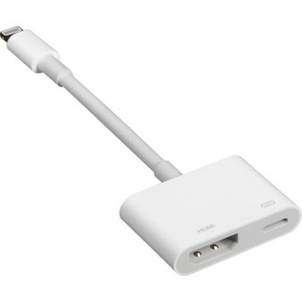 34 Pcs – Apple MD826AM/A Lightning Digital AV Adapter – White – Customer Returns
