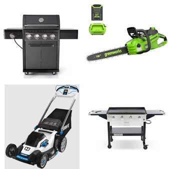 Pallet – 10 Pcs – Trimmers & Edgers, Hedge Clippers & Chainsaws, Grills & Outdoor Cooking, Mowers – Customer Returns – Hyper Tough, Mm, GreenWorks, Hart