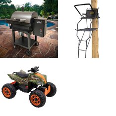 Pallet - 3 Pcs - Hunting, Vehicles, Grills & Outdoor Cooking - Customer Returns - Major Retailer Camping, Fishing, Hunting