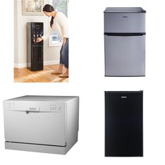 Pallet - 6 Pcs - Refrigerators, Bar Refrigerators & Water Coolers, Dishwashers - Customer Returns - Galanz, Thomson, RCA, Primo