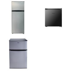 Pallet - 6 Pcs - Freezers, Refrigerators, Bar Refrigerators & Water Coolers - Customer Returns - HISENSE, Frigidaire, Galanz