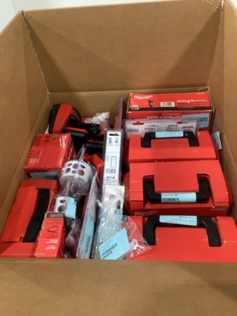 3 Parcel Boxes – 211 Pcs – Hand Tools, Tool Accessories – Conditionally Assessed Milwaukee Tools Returns (Conditions in Manifest)