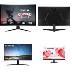 6 Pallets - 269 Pcs - Monitors - Customer Returns - Onn, ACER, LG, Samsung