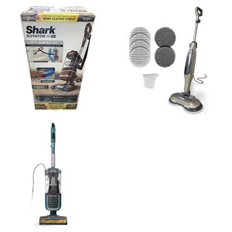 Pallet – 26 Pcs – Vacuums, Cleaning Supplies – Customer Returns – Shark