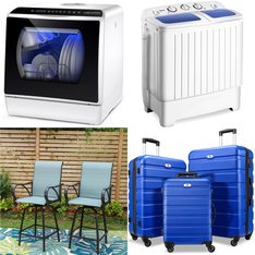 CLEARANCE! Pallet - 15 Pcs - Luggage, Fans, Dishwashers, Humidifiers / De-Humidifiers - Customer Returns - Sunbee, Dreo, AGLUCKY, KARLXTOM