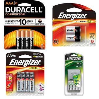 Pallet – 1732 Pcs – Batteries – Customer Returns – ENERGIZER, DURACELL, Eveready Battery Company, Inc., Rayovac