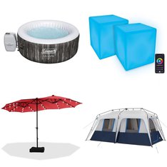 CLEARANCE! Pallet - 21 Pcs - Camping & Hiking, Patio & Outdoor Lighting / Decor, Hot Tubs & Saunas, Curtains & Window Coverings - Customer Returns - Ozark Trail, Coleman, Keter, Better Homes & Gardens