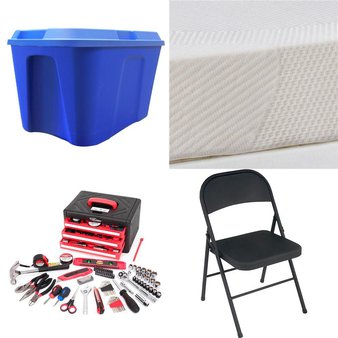 Pallet – 25 Pcs – General Merchandise – Customer Returns – HomeTrends, Hybrid Plastic, Hyper Tough, Tetra