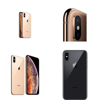 10 Pcs – Apple iPhone Xs – Refurbished (GRADE A – Unlocked) – Models: MT8W2LL/A, MT992LL/A, MT962LL/A, MT972LL/A