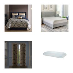 6 Pallets - 636 Pcs - Rugs & Mats, Curtains & Window Coverings, Bedding Sets, Sheets, Pillowcases & Bed Skirts - Mixed Conditions - Unmanifested Home, Window, and Rugs, Madison Park, Unmanifested Bedding, Liz Claiborne