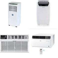 3 Pallets - 27 Pcs - Air Conditioners - Mixed Conditions - JHS, LG, Honeywell, Frigidaire