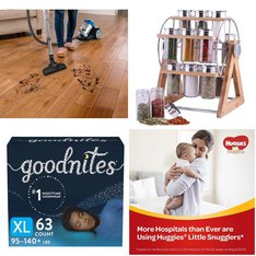 1 Pallets - 71 Pcs - New Diapers & Wipes, Kitchen & Dining, Lighting & Light Fixtures - New and New Damaged Box - Walmart