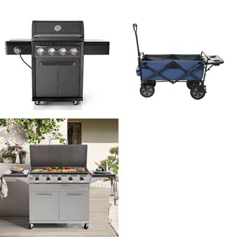 CLEARANCE! Pallet – 3 Pcs – Grills & Outdoor Cooking, Other – Customer Returns – Mm, Macwagon