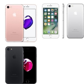 5 Pcs – Apple iPhone 7 – Refurbished (GRADE A – Unlocked) – Models: MN8K2LL/A, MN8G2LL/A, 3C207LL/A