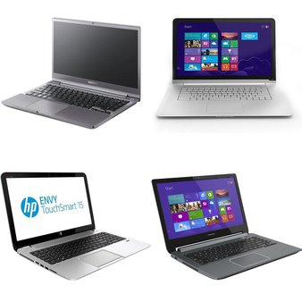 CLEARANCE! 53 Pcs – Laptop Computers – (GRADE A, GRADE B, GRADE C) – Toshiba, HP, DELL, VIZIO