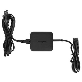 53 Pcs – Targus APA104BT 65W USB-C/USB-A Laptop Charger, Black – Like New, Open Box Like New, Used – Retail Ready