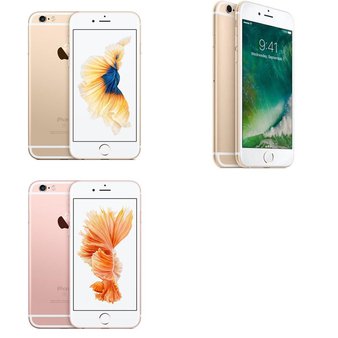 5 Pcs – Apple iPhone 6S – Refurbished (GRADE B – Unlocked) – Models: 3A510LL/A, 3A511LL/A, MKRJ2LL/A
