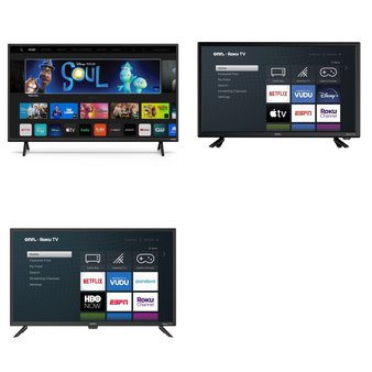 1 Pallet – 38 Pcs – Refurbished TVs – LED & LCD – Walmart