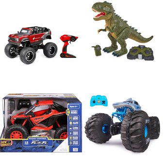 Pallet – 23 Pcs – Vehicles, Trains & RC, Action Figures, Unsorted, Not Powered – Customer Returns – New Bright, Adventure Force, New Bright Industrial Co., Ltd., Monster Jam