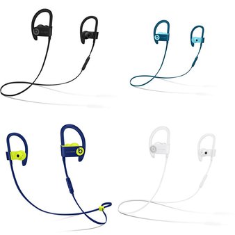 25 Pcs – Powerbeats3 Headphones (Tested NOT WORKING) – Models: ML8V2LL/A, MREQ2LL/A, MRET2LL/A, ML8W2LL/A