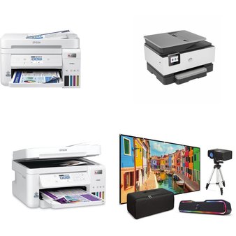 Pallet – 19 Pcs – All-In-One, Projector, Inkjet, Unsorted – Customer Returns – EPSON, iLive, Shokz, HP