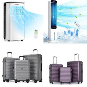 Pallet – 13 Pcs – Luggage, Bedroom, Air Conditioners, Unsorted – Customer Returns – Travelhouse, Behost, GUNAITO, Zimtown